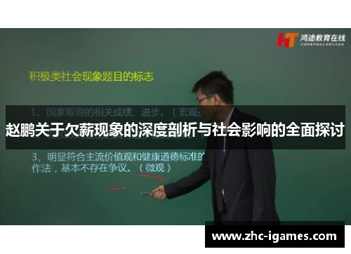 赵鹏关于欠薪现象的深度剖析与社会影响的全面探讨 赵鹏关于欠薪现象的深度剖析与社会影响的全面探讨